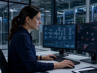 Especialista revisa la seguridad de respaldos ante un ataque automatizado mediante inteligencia artificial.