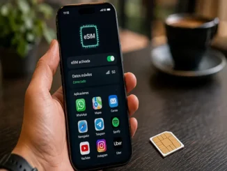 Teléfono con eSIM internacional que conserva Internet móvil aunque la línea celular mexicana esté suspendida
